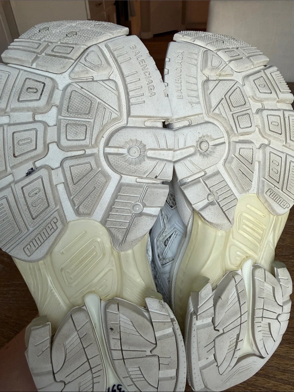 Balenciaga Men’s White Runner Sneakers